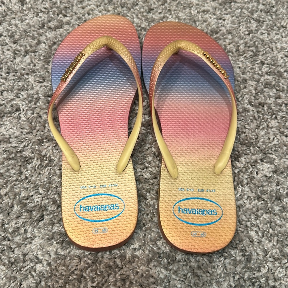 Havaianas Women Slim Gradient Sunset Flip Flop - Picture 3 of 4
